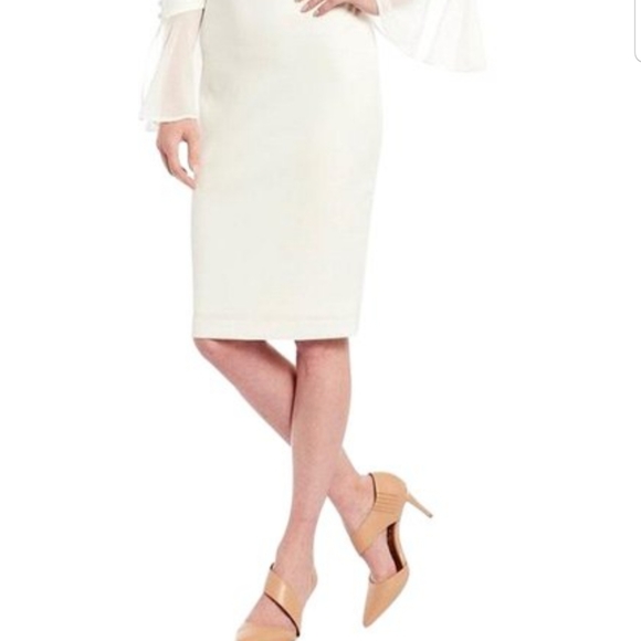 Calvin Klein White/Ivory Dress ♥ - Picture 6 of 9